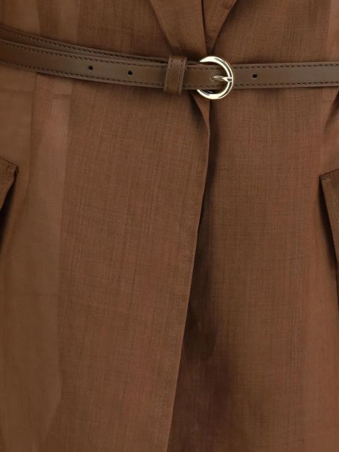 Max Mara belted jacket - Brown