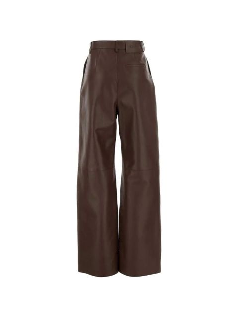 LOEWE nappa leather trousers - Brown - zdjęcie produktu nr 2