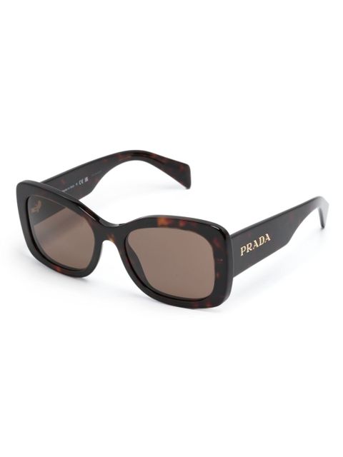 Prada Eyewear square-frame sunglasses - Brown - zdjęcie produktu nr 2