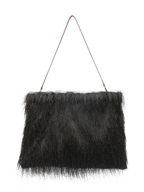 Alysi fringed shoulder bag - Brown - zdjęcie produktu nr 1