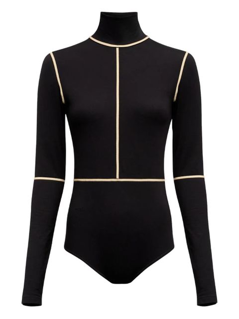 MM6 Maison Margiela long-sleeved bodysuit - Black - zdjęcie produktu nr 1