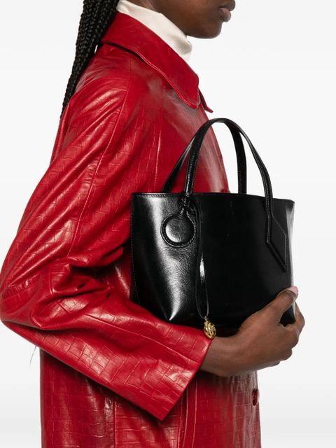 Liffner Sprout charm-detail tote bag - Black