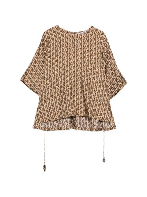 Max Mara printed blouse - Brown - zdjęcie produktu nr 1