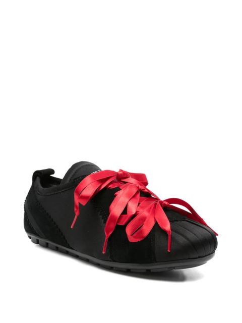 Simone Rocha Ballerina Grip satin ribbon sneakers - Black - zdjęcie produktu nr 2