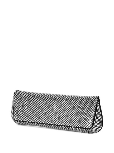 Amina Muaddi crystal-embellished clutch bag - Black - zdjęcie produktu nr 2