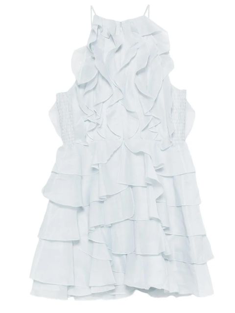 Aje Cleo ruffled tiered mini dress - Blue - zdjęcie produktu nr 2