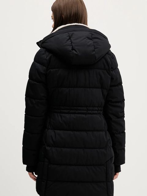 Hollister Co. parka kolor czarny zimowa KI344-5068-900