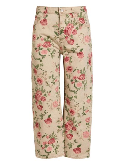 Free People Deep Trance floral-print jeans - Neutrals - zdjęcie produktu nr 1