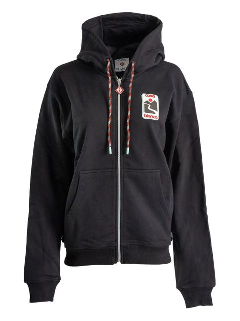 Casablanca zip-up hoodie - Black - zdjęcie produktu nr 1