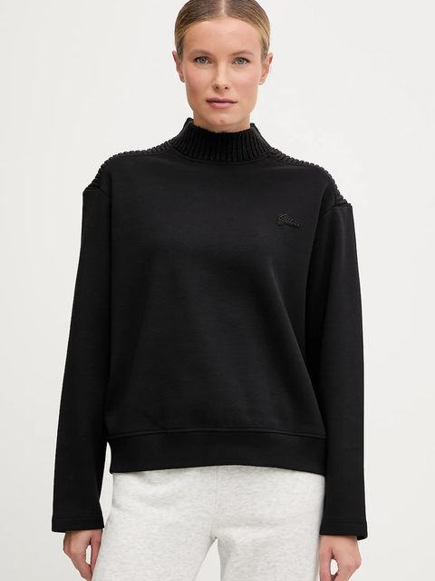 Guess bluza DORA damska kolor czarny gładka V5BQ13 K1981 - zdjęcie produktu nr 1