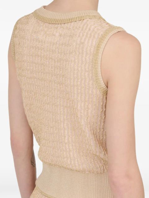 Maison Margiela polo-collar vest - Neutrals