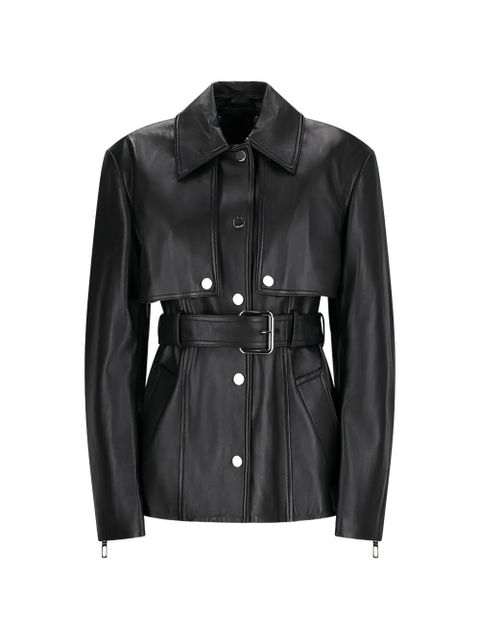 Max Mara leather two-piece jacket - Black - zdjęcie produktu nr 1