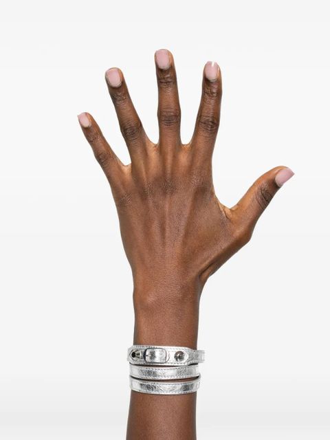 Balenciaga City Triple bracelet - Silver - zdjęcie produktu nr 2