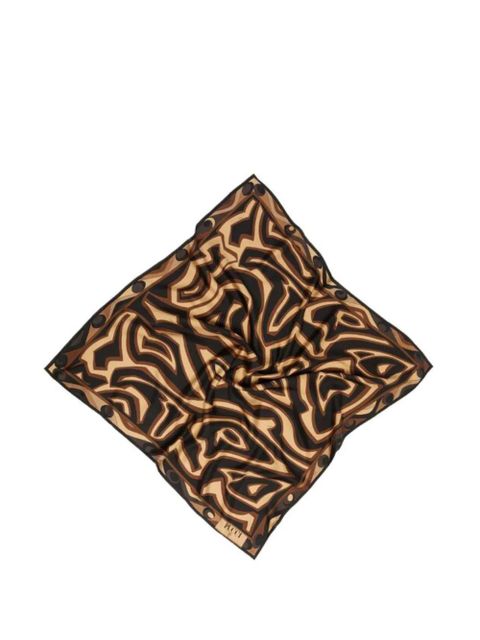 PUCCI patterned scarf - Black - zdjęcie produktu nr 2