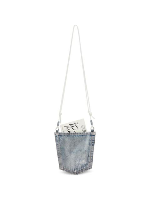 MM6 Maison Margiela pocket cross body bag - Blue - zdjęcie produktu nr 1