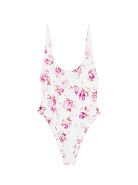Magda Butrym floral-print swimsuit - Neutrals - zdjęcie produktu nr 1