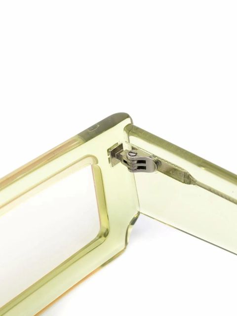 Jacquemus square frame sunglasses - Green