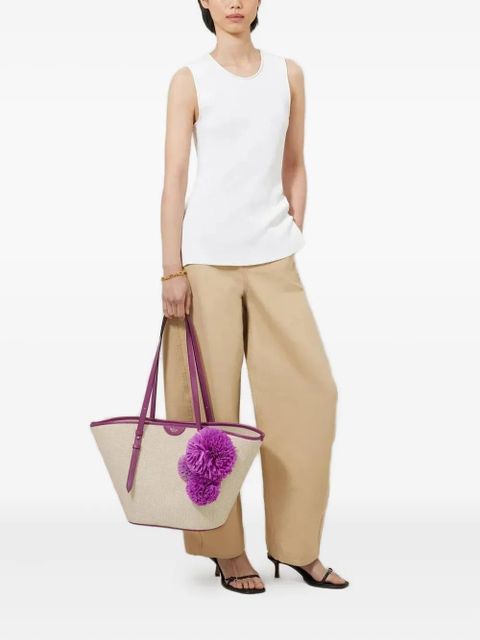 Mulberry pom-pom tote bag - Neutrals - zdjęcie produktu nr 2