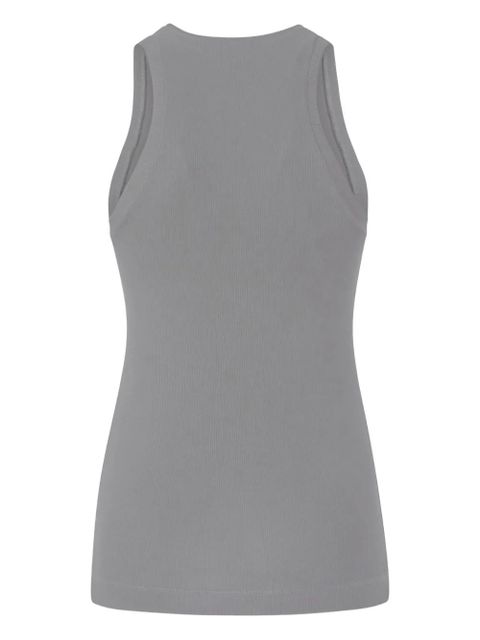 PINKO ribbed crew-neck top - Grey - zdjęcie produktu nr 2