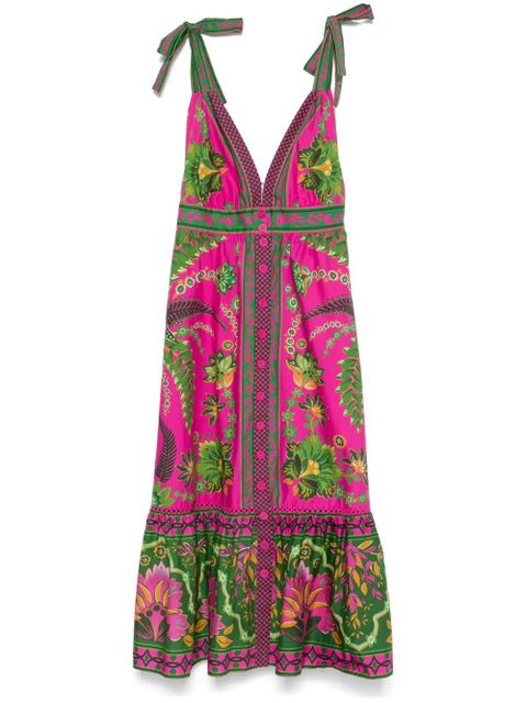 FARM Rio Ana Tapestry midi dress - Pink - zdjęcie produktu nr 1