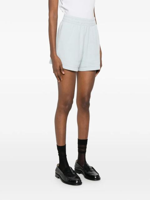 ANINE BING Kam elasticated logo shorts - Blue - zdjęcie produktu nr 2