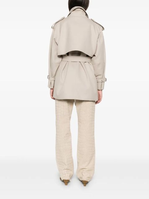 Max Mara Cacio double-breasted belted trench coat - Neutrals