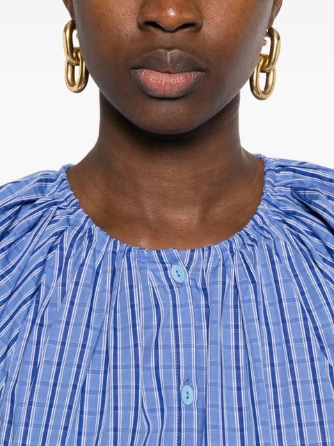 Faithfull the Brand Alexis gathered blouse - Blue