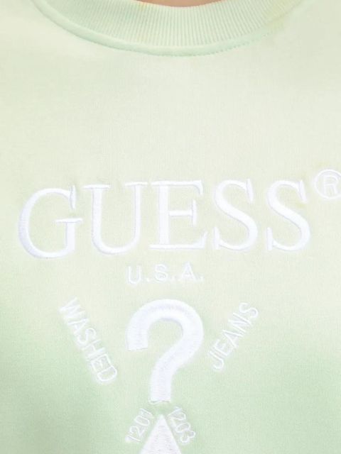 Guess bluza ROBERTA damska kolor turkusowy z aplikacją V5RQ12 KC3D2