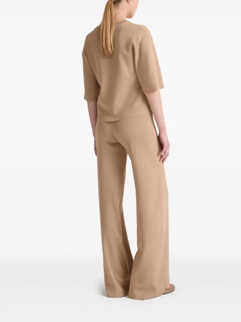 Yves Salomon knitted trousers - Neutrals