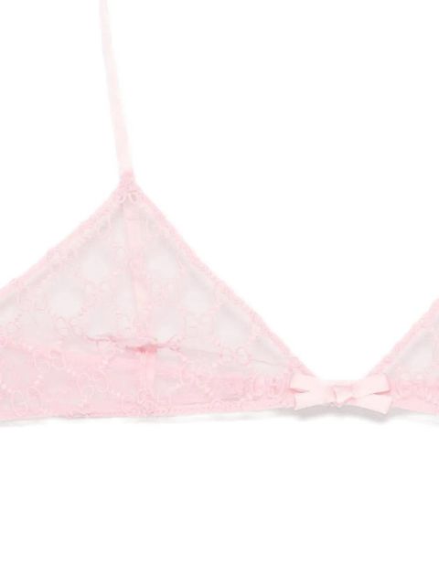 Gucci bow-detailing bra - Pink