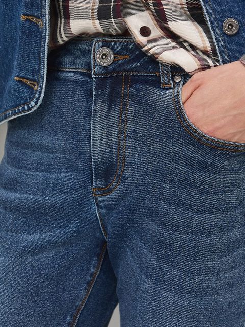 Medicine jeansy damskie kolor niebieski