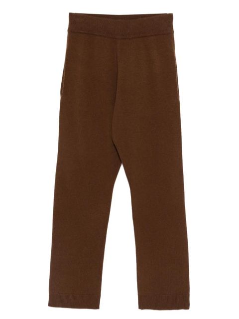 ENTIRE STUDIOS ribbed-trim trousers - Brown - zdjęcie produktu nr 1