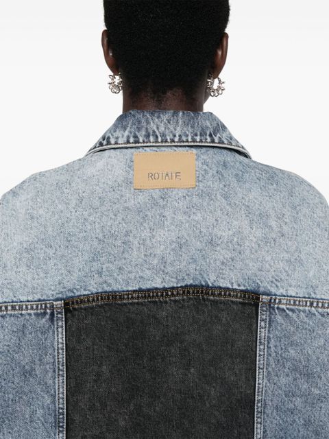 ROTATE BIRGER CHRISTENSEN patchwork jacket - Blue