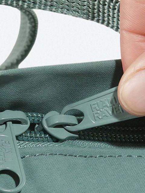 Fjallraven plecak Kanken kolor zielony duży z aplikacją F23510.600-600