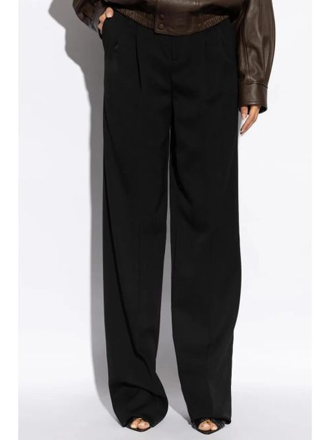 Saint Laurent grain de poudre wool trousers - Black - zdjęcie produktu nr 2