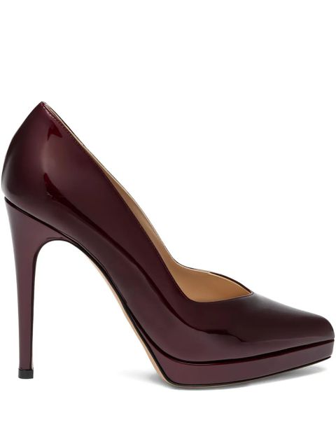 Casadei 100mm Samurai Michelle platform pointed-toe pumps - Red - zdjęcie produktu nr 1