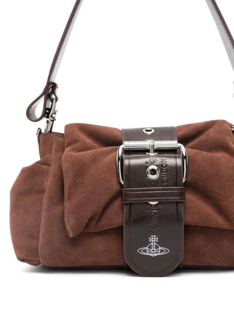 Vivienne Westwood buckle shoulder bag - Brown