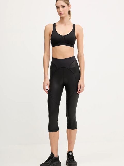 adidas by Stella McCartney legginsy treningowe TruePurpose damskie kolor czarny z nadrukiem JM8462 - zdjęcie produktu nr 2