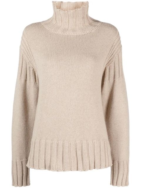 Jil Sander roll-neck cashmere jumper - Neutrals - zdjęcie produktu nr 1