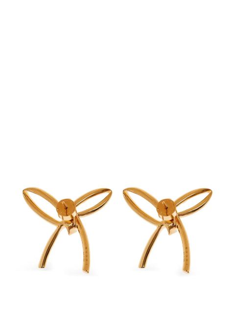 Marni bow-embellished earrings - Gold
