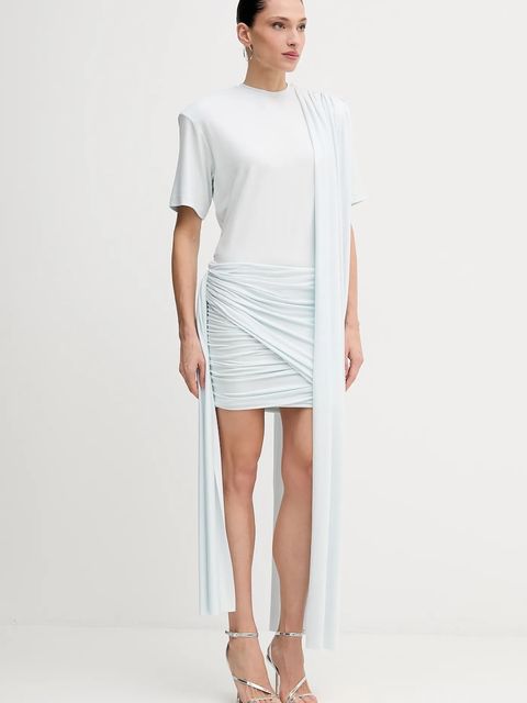 La Mania sukienka ANYA kolor niebieski mini dopasowana ANYA - zdjęcie produktu nr 1