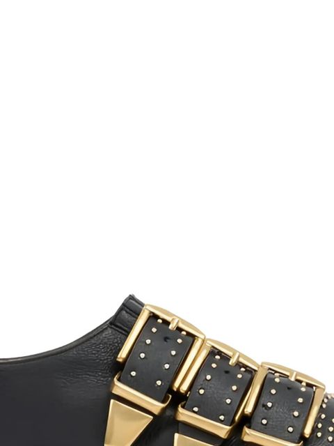 Chloé Susanna buckle-details studded flat pumps - Black - zdjęcie produktu nr 2