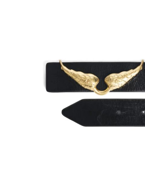 Zadig&Voltaire wings buckle belt - Black