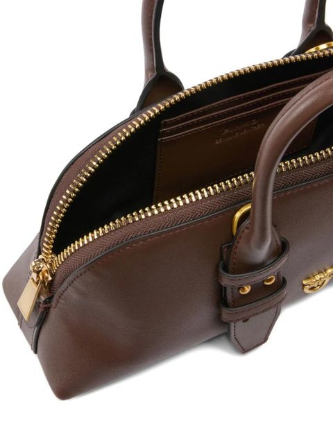 PINKO leather top-handle tote bag - Brown