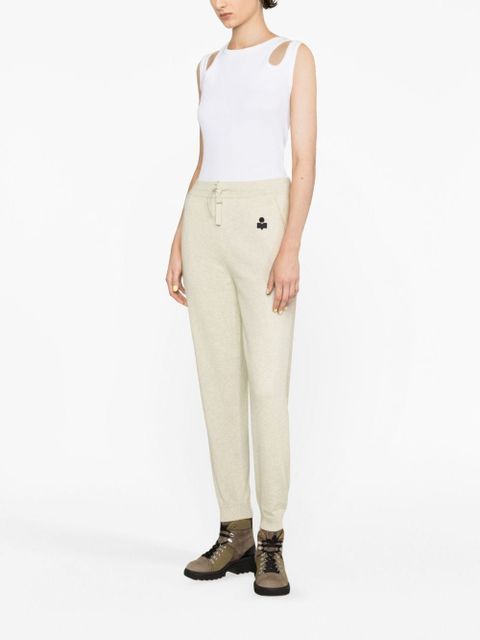 MARANT ÉTOILE Kira drawstring knitted trousers - Neutrals