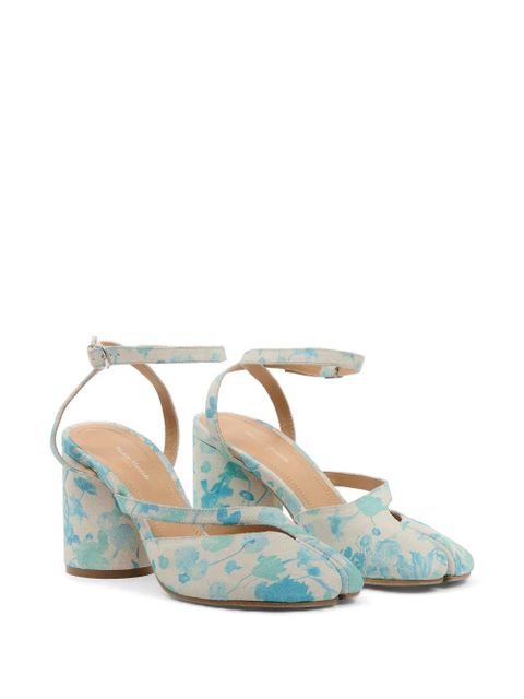Maison Margiela Tabi floral print pumps - Neutrals - zdjęcie produktu nr 2