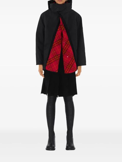 Burberry detachable-warmer jacket - Black