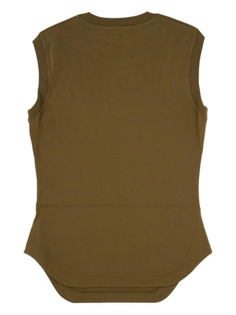 The Attico crew-neck sleeveless top - Green - zdjęcie produktu nr 2
