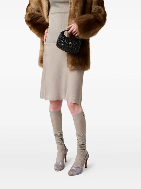 Miu Miu slingback heeled sandals - Purple