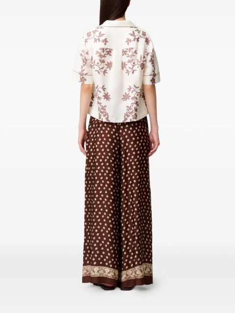 Claudie Pierlot floral-print shirt - White